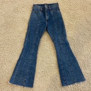 Abercrombie Ultra High Rise Flare Jeans